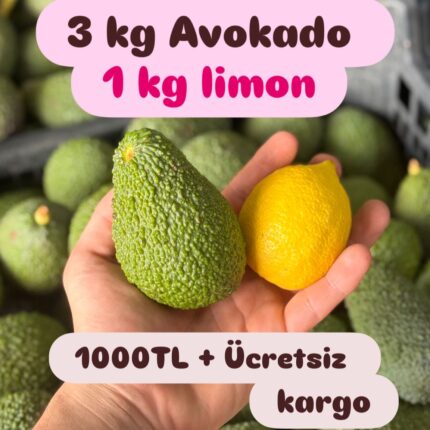 3 kg Avokado + 1 kg Limon